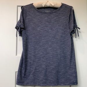 Talbots knit top with split sleeves